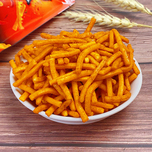 泰国进口甜辣味脆脆条75g香辣鱿鱼味薯条薯片甜辣味咪咪虾条食品