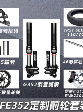 GFE狙击者G352倒置前减震前轮套装前面一套九号ENM小牛NXT极核AE4