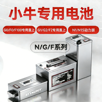小牛电动车48V60V锂电池N1S/go/fo/Uqi+/mqi2/G2/F2/u1/M+电瓶