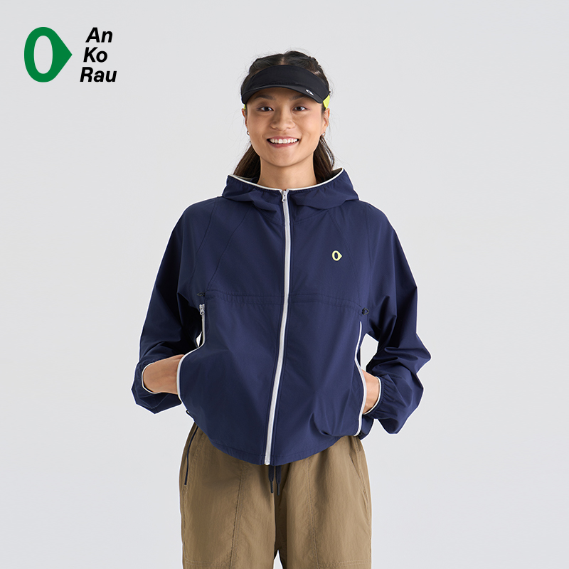 安高若户外可收纳轻量化带帽外套