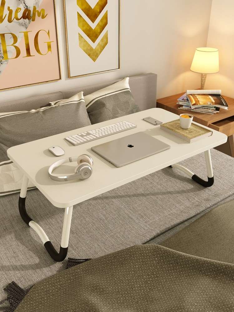 80cm折叠桌床用学习书桌床上小桌子笔记本电脑桌超大懒人可放键盘