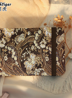 霹雳虎布艺欧式绘画本美术生细纹木浆300g特厚专用A6马克纸彩铅淡彩丙烯马克笔专用A5空白图画本马克本