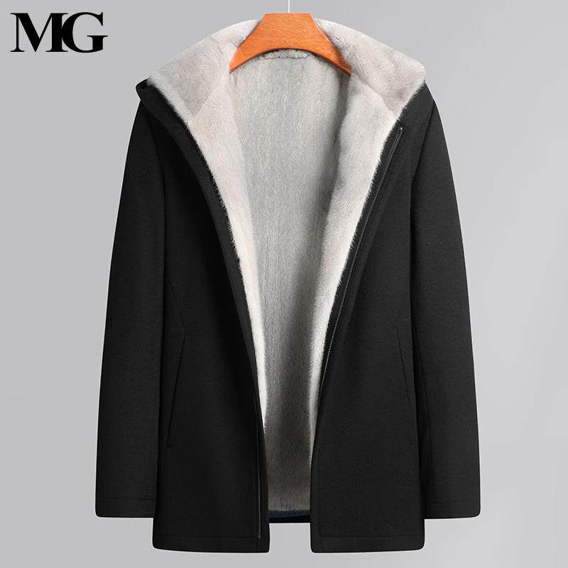 高档进口蓝宝石整貂尼克服连帽中长款水貂100纯羊绒外套皮草大衣,男装,皮草,淘宝优惠券,粉丝福利购,淘宝优惠卷