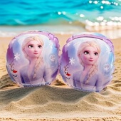 爱莎公主手臂圈加厚儿童游泳水袖 艾莎浮袖 充气卡通手臂游泳圈女孩