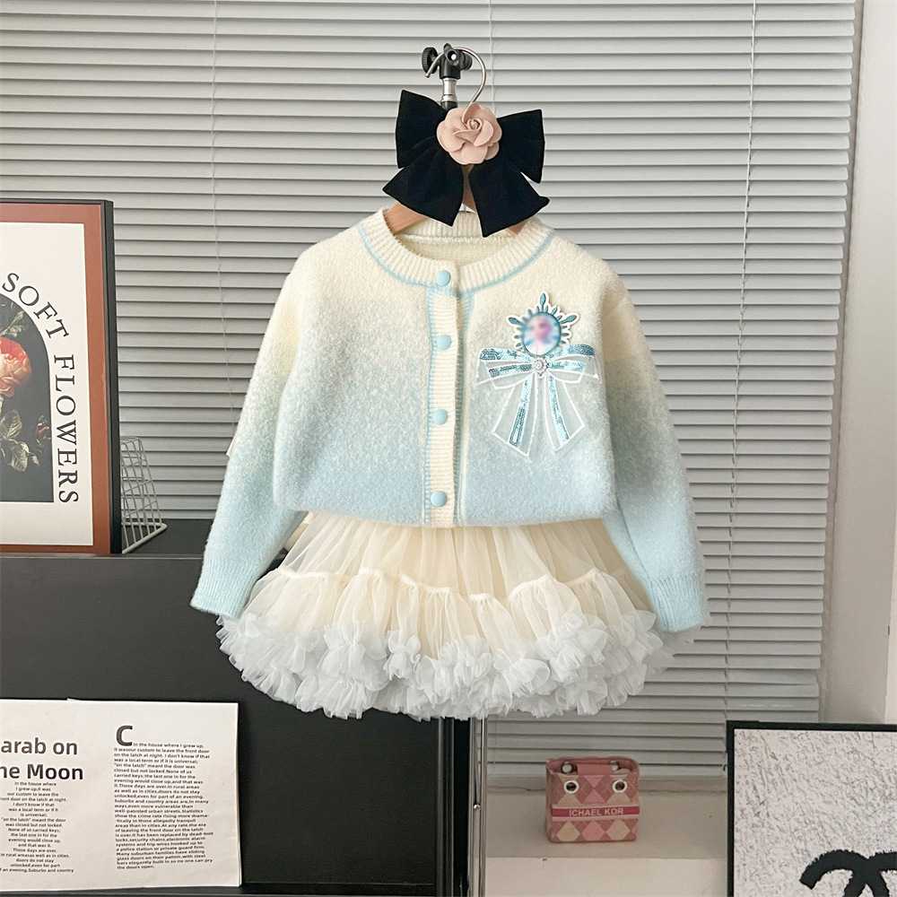 爱莎公主儿童毛衣外套elsa裙