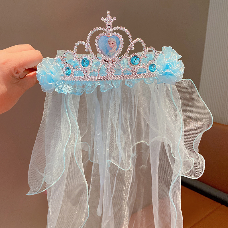 冰雪奇缘头纱儿童头饰品