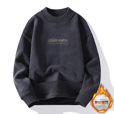 12冬季加绒加厚男孩卫衣打底衫