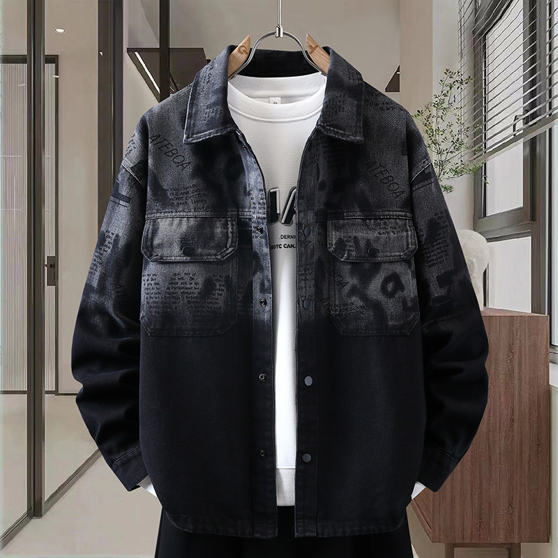 春季青少年牛仔外套13男孩初中学生14夹克15岁大童宽松牛子衣,男装,牛仔外套,淘宝优惠券,粉丝福利购,淘宝优惠卷