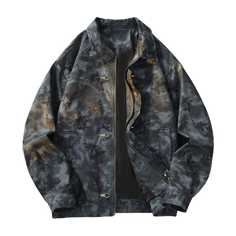 春季潮流翻领外套男孩13岁青少年高初中学生14夹克15大童春装上衣