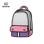 Paper二次元 Jump from 2d冒险包漫画通勤书包女大学生双肩包背包