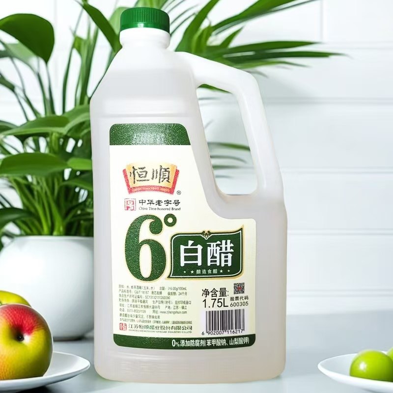 江苏特产恒顺白醋商用大桶纯粮酿造6度家用食炒菜醋洗脸泡脚凉拌