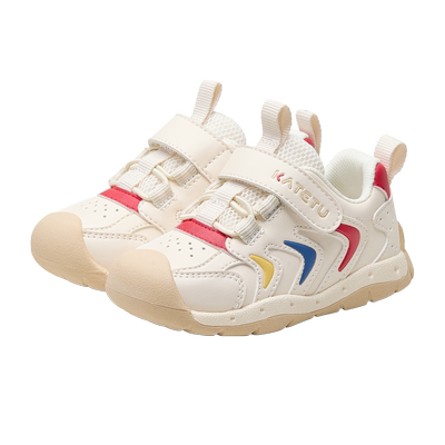 卡特兔婴儿学步2025春秋季新款宝宝机能鞋儿童室内鞋幼儿园小白鞋