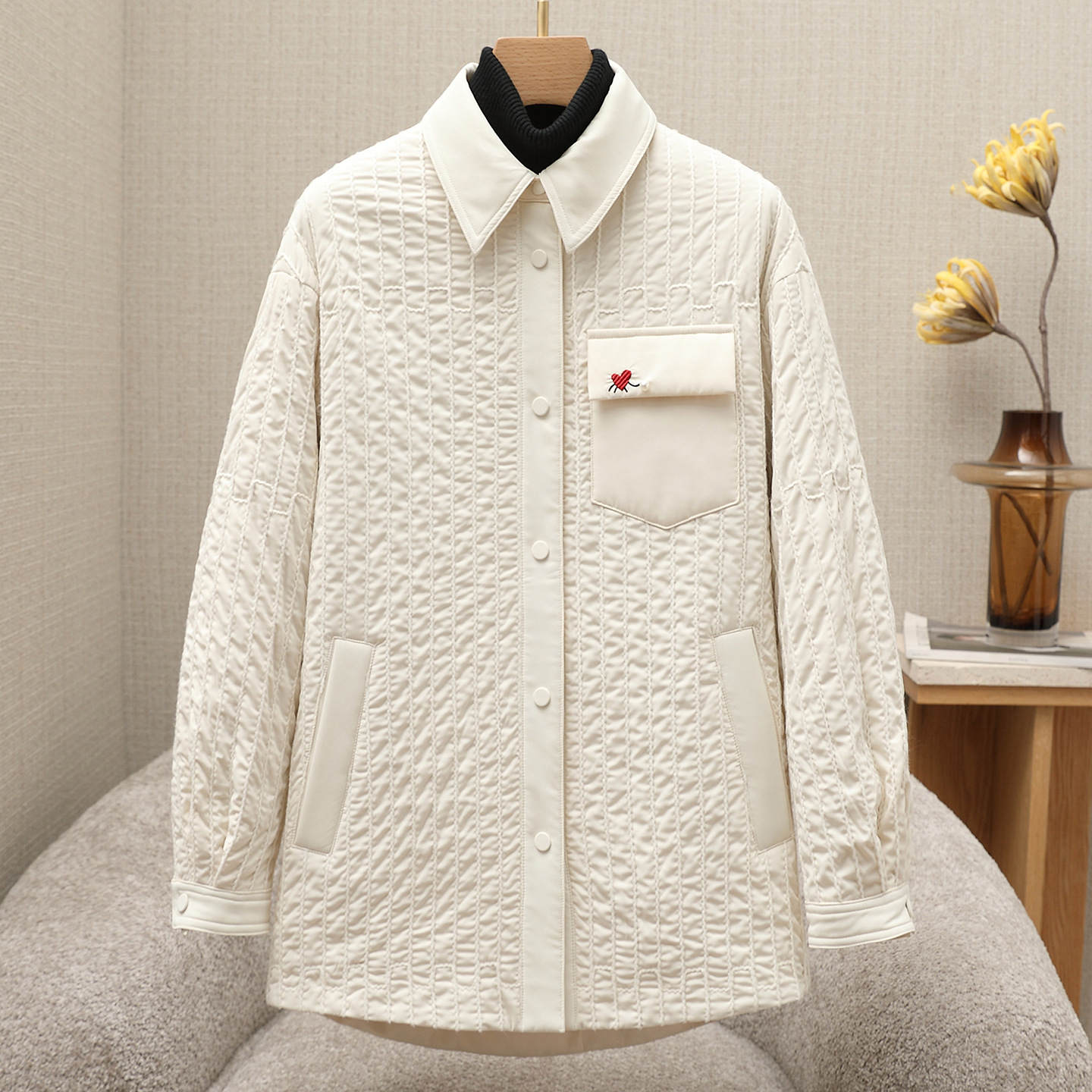 通勤风中长款(65cm<衣长≤80cm)