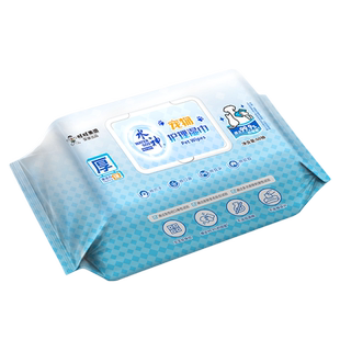 旺旺水神微酸性次氯酸水便携宠物湿巾宠物护理湿巾60抽x1猫狗通用