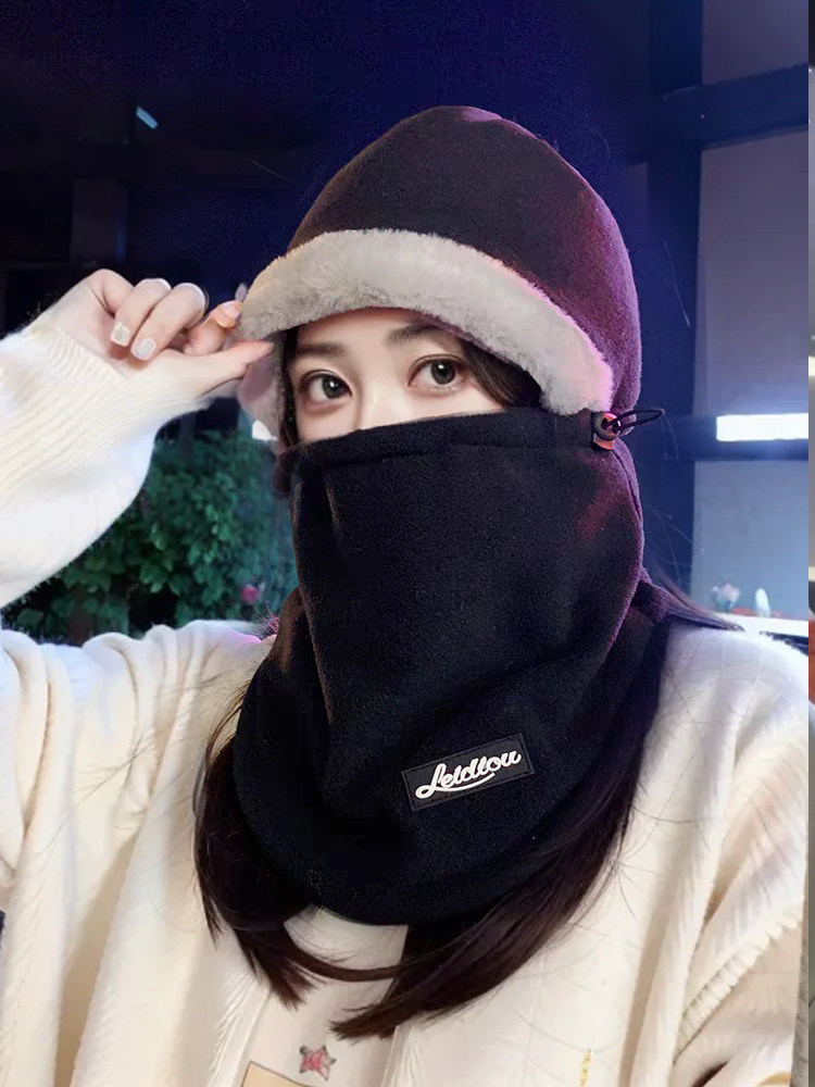 冬天防风面罩保暖头套骑行加绒厚男脖套围脖女帽子围巾一体套头帽,居家日用,头部防护用品,淘宝优惠券,粉丝福利购,淘宝优惠卷