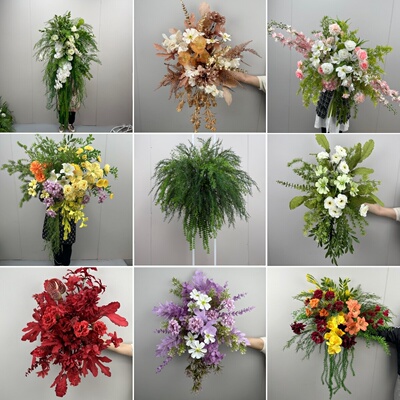 仿真花装饰挂花婚礼现场背景墙花