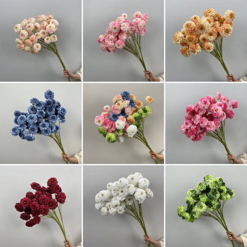 婚庆仿真花材锦鲤牡丹