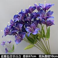 Wholesale of purple artificial flowers for weddings, hydrangeas, balloons, party decorations, artificial flowers, backgrounds, road guides, floor arrangements, and flower materials thumbnail 6
