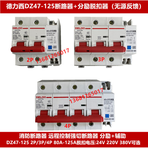 DZ47-125带消防分励脱扣