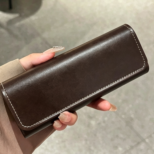 翻盖PU磁吸防压大容量眼镜盒