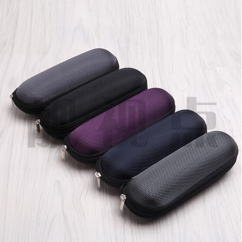 小眼镜盒硬壳帆布男生女生个性便携式近视眼镜盒窄防压轻便不占地