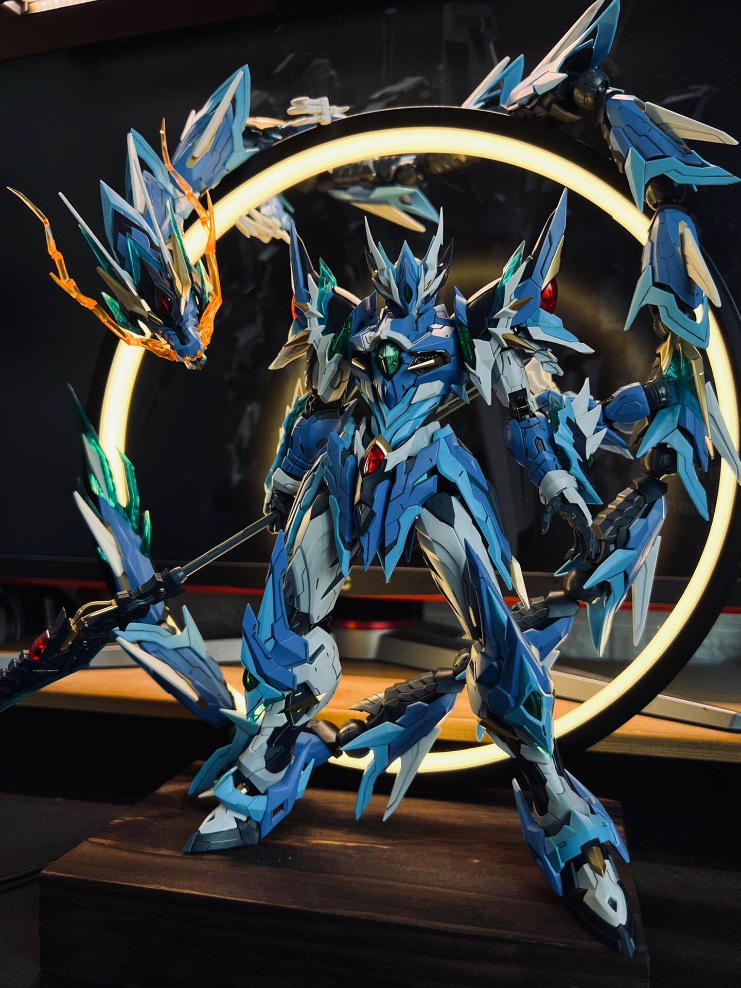 高达mg国模摩动核高达敖丙吕布曹仁干将拼装益智手办模型玩具盲盒