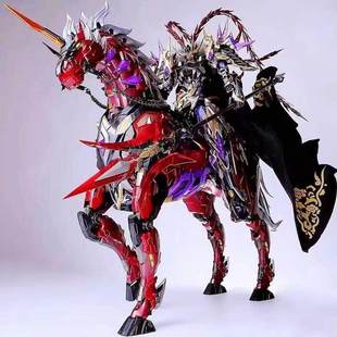 三国摩动核高达模型布鲁可积木吕布关羽赵云敖丙白起新年福袋盲盒