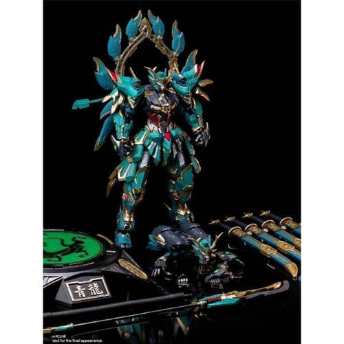 摩动核敖丙拼装青龙摩动关羽机甲三国吕布盲盒核高达拼装拼装手办