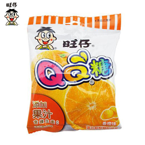 旺旺 旺仔QQ糖 70g单包装 草莓蓝莓葡萄荔枝苹果水蜜桃可乐多口味