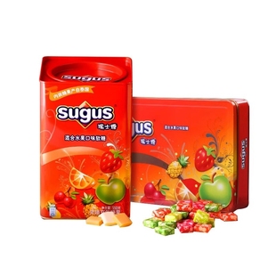 Sugus瑞士糖550g/413g罐装盒装儿童零食糖果喜糖混合水果味软糖