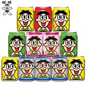 旺旺旺仔牛奶原味果汁味O泡果奶味饮料245ml罐装 草莓味饮料饮品