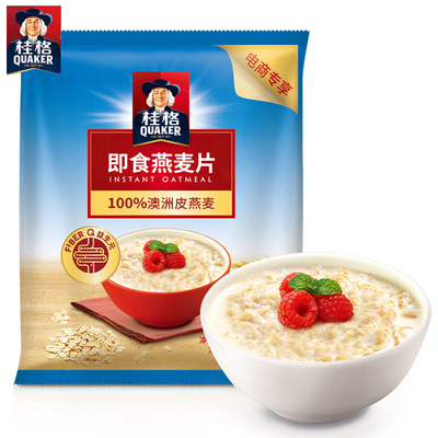 桂格即食原味粗粮谷物冲调燕麦片