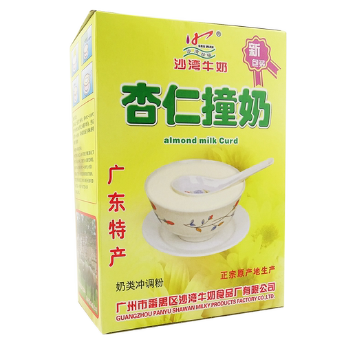 沙湾杏仁撞奶150g 盒装  即冲饮品自制甜品 沙湾杏仁奶