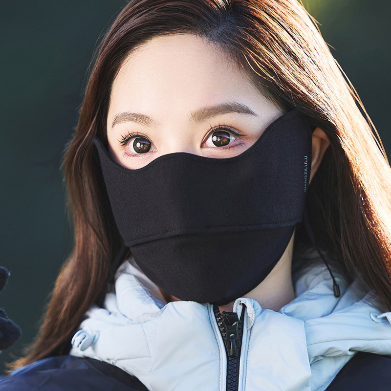 冬季骑行护脸保暖口罩护眼角加厚