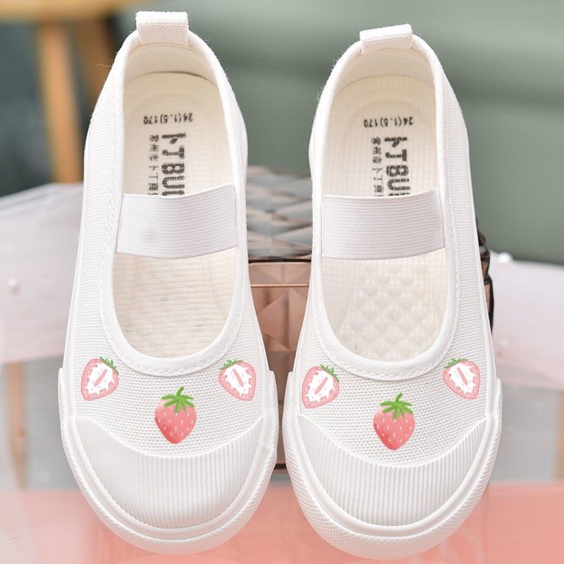 幼儿园小白鞋女童入园鞋室内外校园鞋一脚蹬帆布鞋软底舞蹈表演鞋,童鞋/婴儿鞋/亲子鞋,帆布鞋,淘宝优惠券,粉丝福利购,淘宝优惠卷