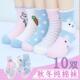 儿童袜子秋冬纯棉中大女童男童中筒袜1 12岁宝宝春秋棉袜