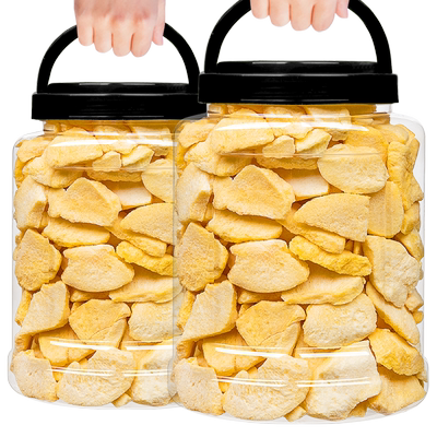 大罐装500g冻干黄桃干脆片无添加剂孕妇零食水果干