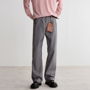 黑色休闲裤 长裤 男男 宽松直筒垂感通勤轻商务西装 2026美式