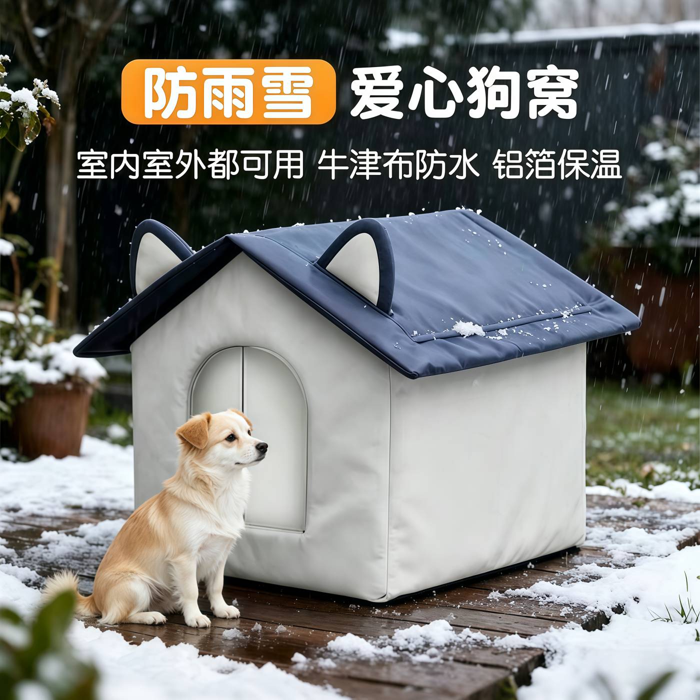 狗窝农村户外冬季保暖防水猫狗窝图片