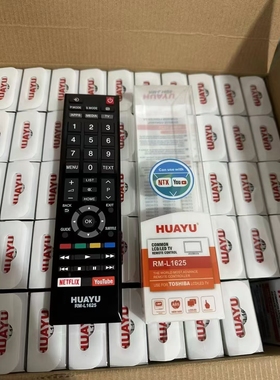 HUAYU华宇英文液晶电视遥控器RM-L1625通用CT-90436 90476 90486