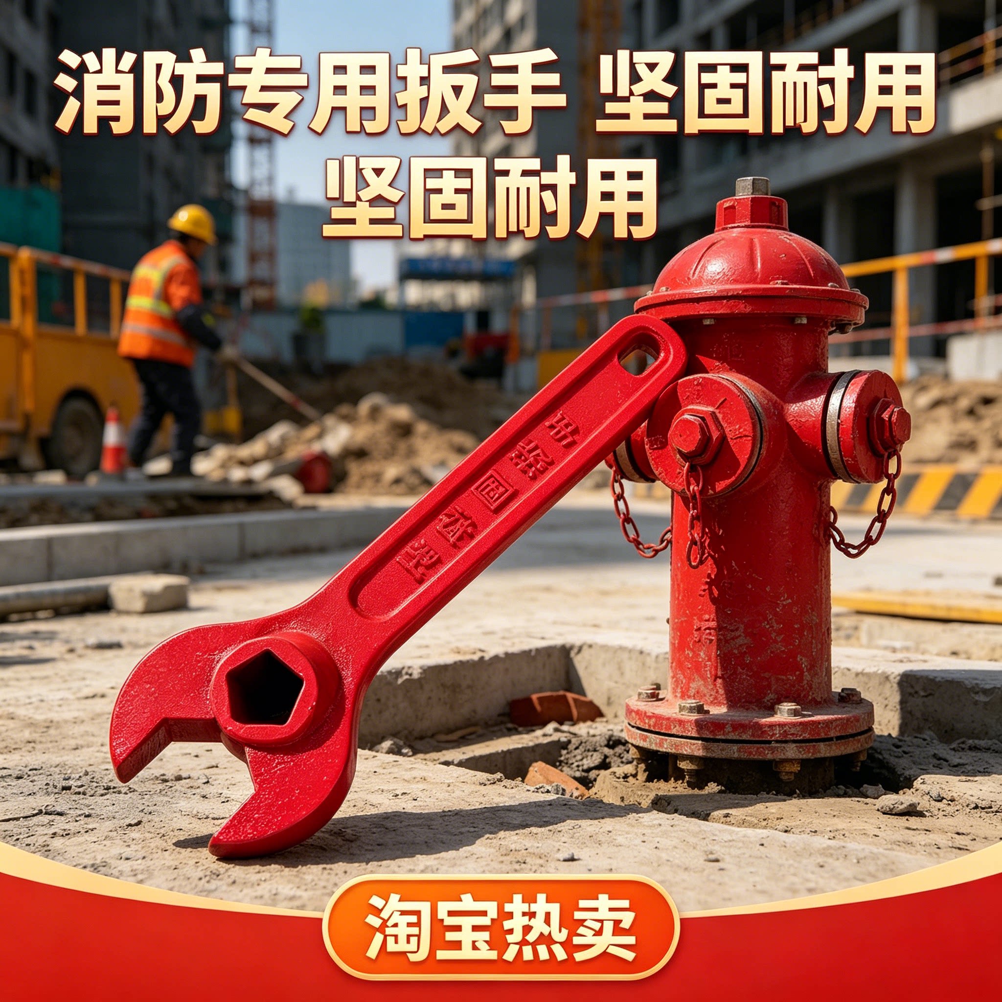 消防专用室外消火栓扳手四角五角