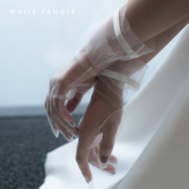 复古优雅气质手套 WHITE 旅拍婚礼手套 THE ONE FANGLE 缎边手套