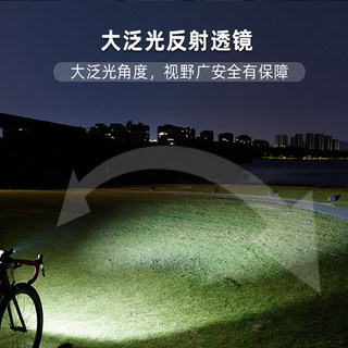 英豪Navi1600自行车灯夜间骑行山地公路车照明智能防水强光手电筒