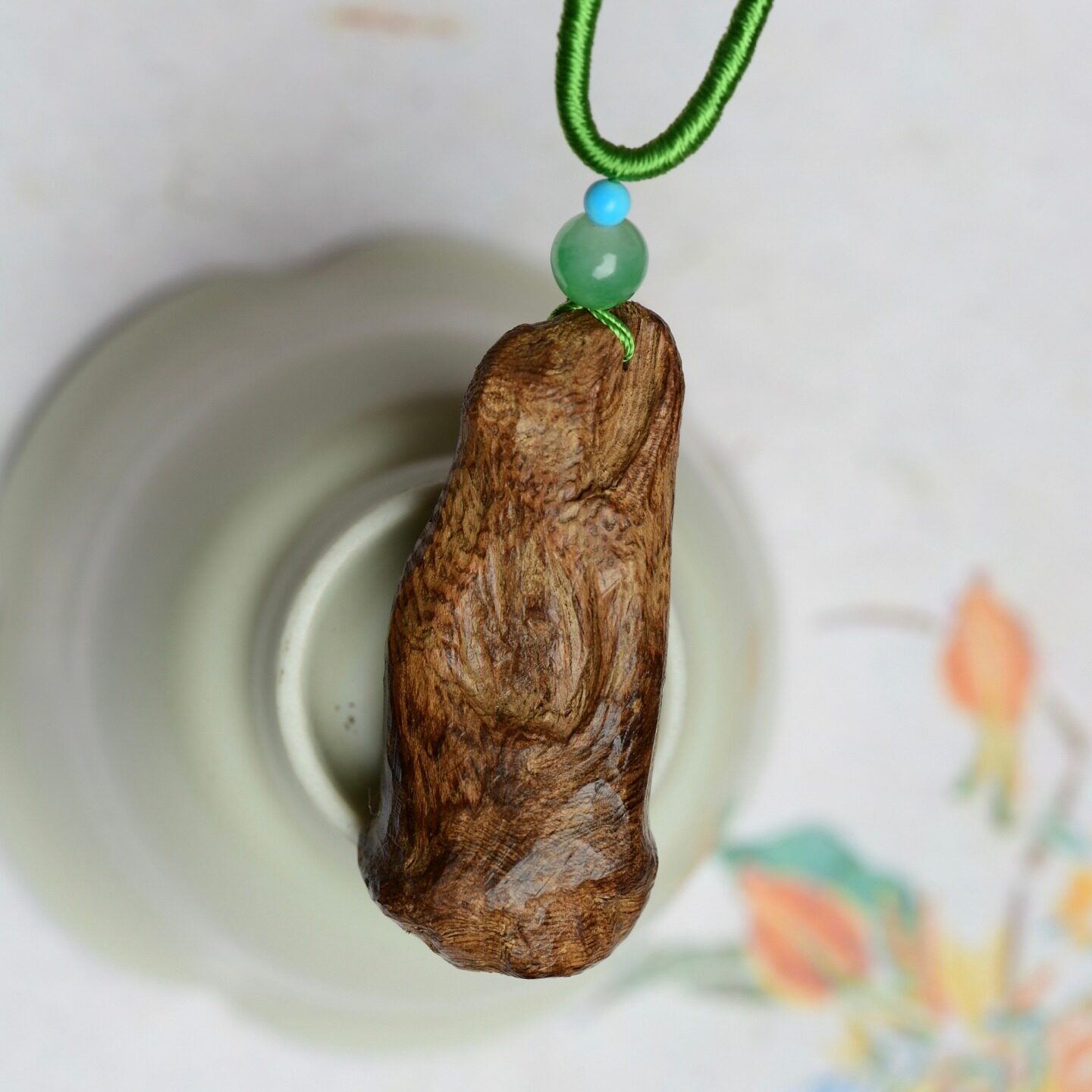 天然达拉干沉香吊坠木质文玩挂坠