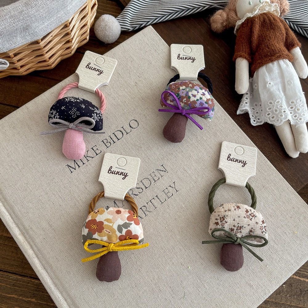 森系新款碎花蘑菇发圈儿童发饰复古时尚宝宝不伤发皮筋扎马尾头绳,饰品/流行首饰/时尚饰品新,发饰,淘宝优惠券,粉丝福利购,淘宝优惠卷