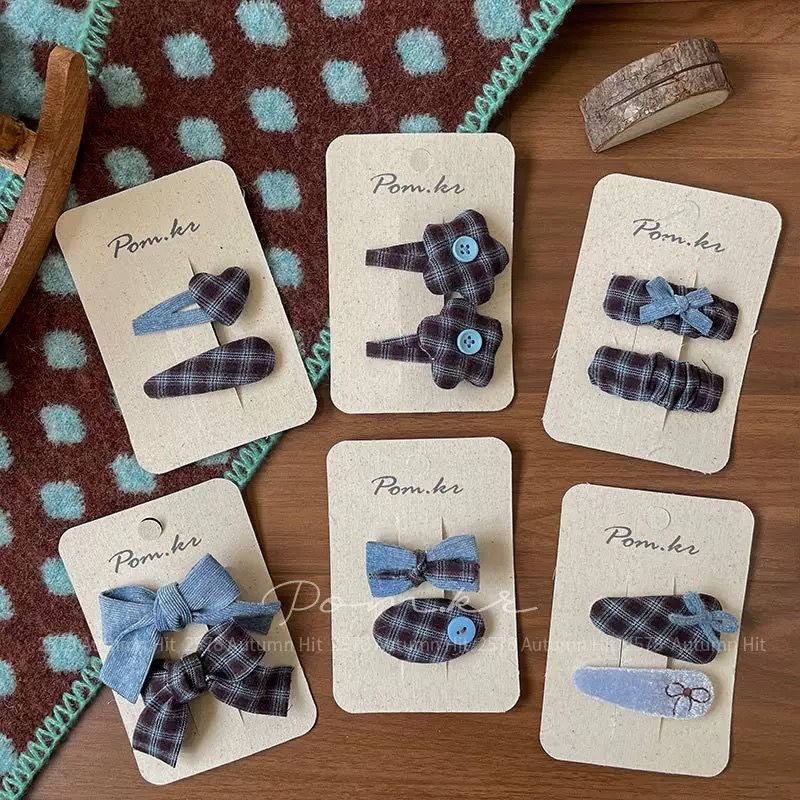 新款韩版秋季格纹水滴蝴蝶结发夹手作布艺掰掰夹儿童碎发刘海夹女,饰品/流行首饰/时尚饰品新,发饰,淘宝优惠券,粉丝福利购,淘宝优惠卷