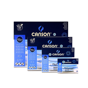 法国康颂梦法儿水彩本水彩纸300g克四面封胶细纹水彩画纸美术生专用马克笔绘画本手绘成年成人速写水彩画画本