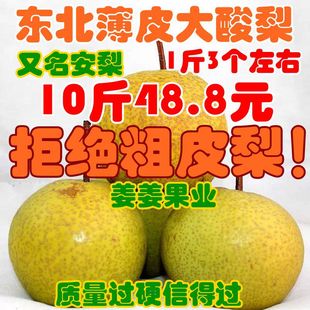 酸梨 安梨 新鲜水果无渣又大又酸细皮损坏包赔10斤39.9