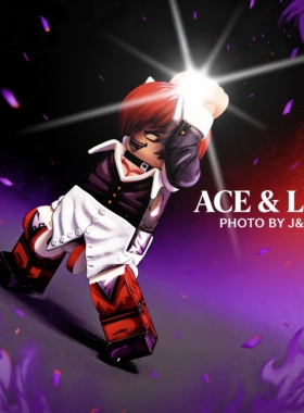 ACE第三方人仔 KOF 拳皇97 鬼八神庵 拼插积木手办玩具公仔玩偶