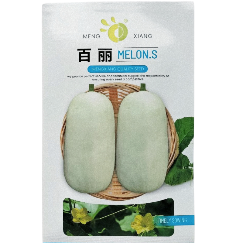 百丽甜瓜种子薄皮甜瓜种籽长筒白灰色肉质酥细腻多汁基地水果种孑